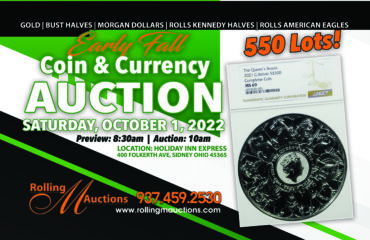 Early Fall Coin & Currency Auction